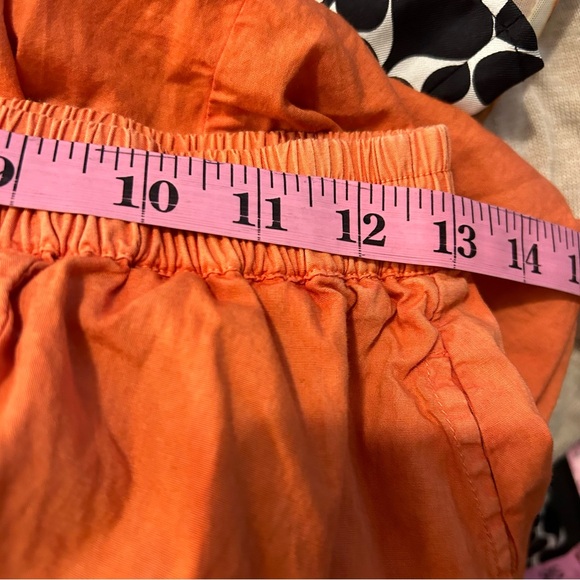 Free People All About Tiers Midi Skirt Swing Orange XS - Picture 8 of 10